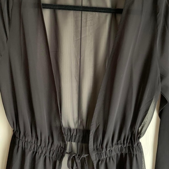 Guess Black Sheer Swim Coverup - Picture 5 of 10
